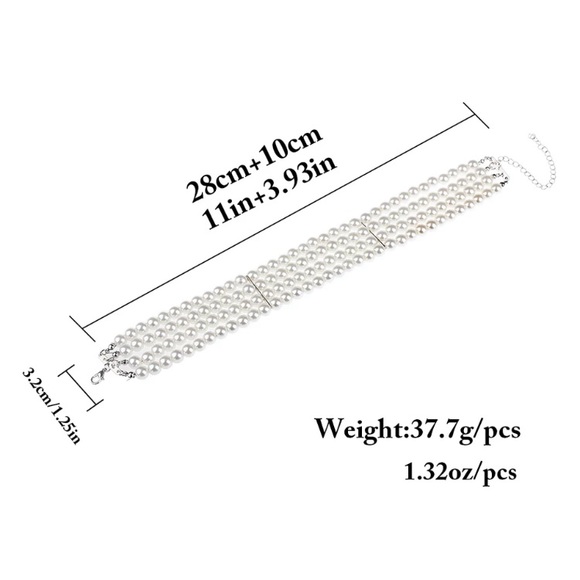 🌟 Beautiful Imitation Pearl Choker - Picture 4 of 4